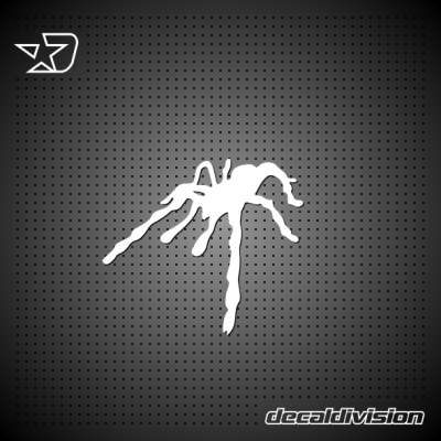 Spider Silhouette Sticker
